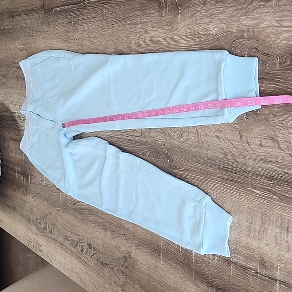 NEW! Something Navy Bridget Button Waist Sweatpants in Sky Blue XS - Picture 11 of 12